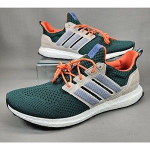 New XMAS Adidas Ultraboost 1.0 Green Core Blue Wonder Beige ID9668 Men Size 9
